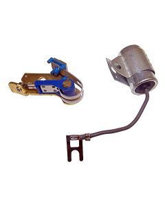 Crown Automotive J4488760 Points Set and Condenser Kit for 66-74 Jeep CJ-5, CJ-6, SJ and J-Series with 6 Cylinder Engine