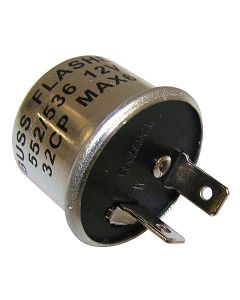 Crown Automotive J5452266 Flasher Relay  for 81-90 Jeep CJ & Wrangler YJ, 84-90 Cherokee XJ & Comanche MJ and 81-90 SJ & J-Series 