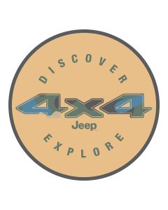 Sticker - Jeep 4X4 Discover Explore - Round