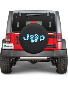 HBS ALOHA SANDALS TIRE COVER 31X10 BK