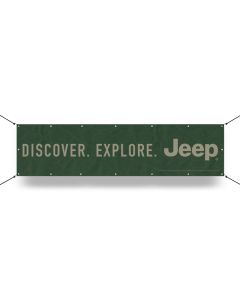 Banner - Jeep Discover Explore Long 12in x 48in