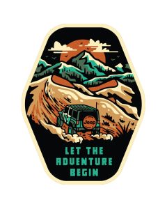 Sticker - Jeep Dunes Hex