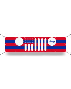 Banner - Jeep Flag Grille - RWB 12in x 48in
