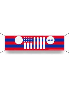 Banner - Jeep Flag Grille - RWB 18in x 72in