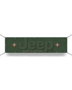 Banner - Jeep Made to Explore 12in x 48in