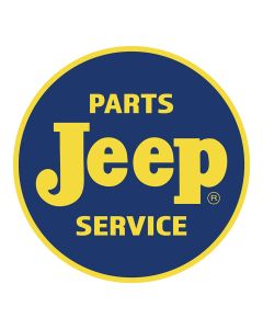 Sticker - Jeep Parts and Service - Round