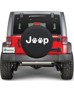 HBS JEEP PAW TIRE COVER 37x12.5 BLK