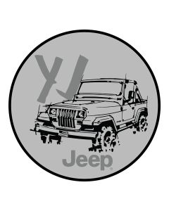 Sticker - Jeep YJ - Round