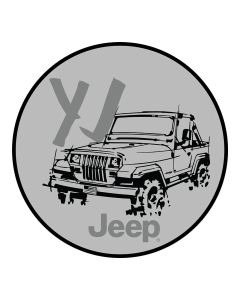 Sticker - Jeep YJ - Round