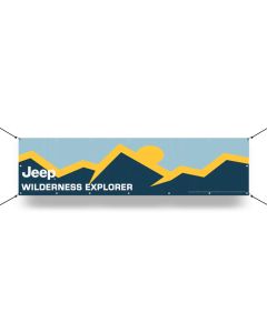 Banner - Jeep Wilderness Explorer 12in x 48in
