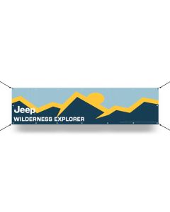 Banner - Jeep Wilderness Explorer 12in x 48in