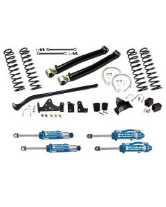 EVO Manufacturing  3" Enforcer Suspension System with Draglink Flip Kit for 07-18 Jeep Wrangler JK