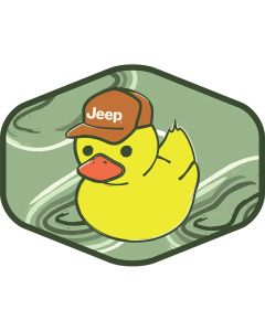 Sticker - Jeep Duck Hex - Swirls