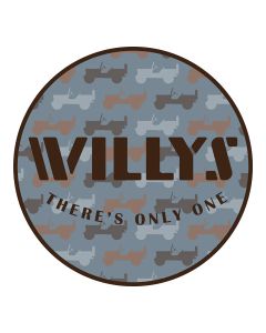 Sticker - Jeep Willy's - Round