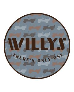 Sticker - Jeep Willy's - Round