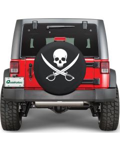 HBS TIRE COVER PIRATE CLN 31X10 BLK