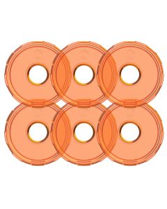 KC CYCLONE LED V2 REPLCMNT LENS AMB 6PK