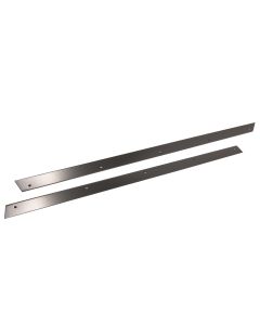 Kentrol  Stainless Steel Side Rocker Guards for 55-83 Jeep CJ5