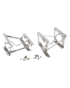 Kentrol 30552 Stainless Steel Seat Brackets (Pair) for 76-90 Jeep CJ & Wrangler YJ