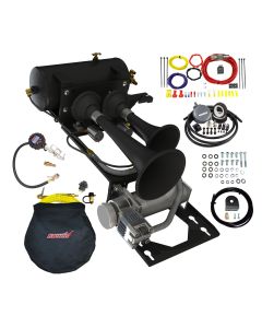 Kleinn Air Horns TJXTREME Onboard Air and Train Horn Kit for 97-06 Jeep Wrangler TJ & Wrangler Unlimited LJ