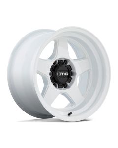 KMC Lobo KM728 17X8.5 5X5.0 G-WHT 18MM