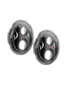 J.W. Speaker  Model 8700 Evolution J2 Series 7" LED Headlight Pair with Mounting Kit for 18-20 Jeep Wrangler JL & Gladiator JT