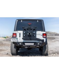LoD Offroad JBC1801 Destroyer Rear Shorty Bumper with Tire Carrier for 18-23 Jeep Wrangler JL