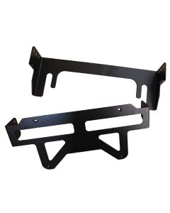 LoD Offroad JLP0730 Front Bumper Fairlead License Plate Flip-Up Mount 