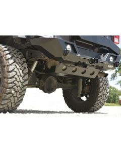 LoD Offroad JSP0721 Destroyer Rear Muffler Skid Plate for 07-18 Jeep Wrangler JK 
