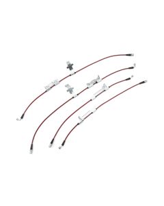 Lynx  Performance Extended Brake Hoses for 18-24 Jeep Wrangler JL with 0-4" Lift