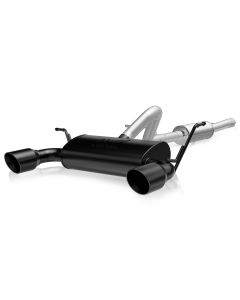 Magnaflow 19417 Street Series Stainless Steel Dual Exit Cat Back Exhaust System in High Temp Black Coating for 18-21 Jeep Wrangler JL with 3.6L