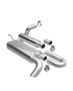 Magnaflow 19620 Overland Series Axle-Back Performance Exhaust System for 18-24 Jeep Wrangler JL with 2.0/3.6L