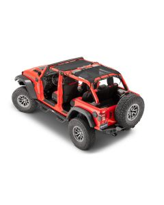 ShadeMaker Freedom Mesh Bimini Top Plus, 18-CURR JLU Jeep Wrangler 4 Dr, Black..