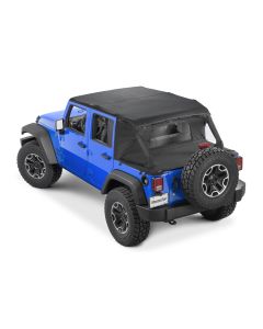 MasterTop  Ultimate Summer Combo Tops in MasterTwill® Fabric for 07-18 Jeep Wrangler JK Unlimited 4 Door