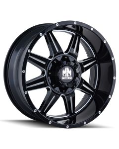 MAYHEM MONSTIR BLK 17X9 5X5 5.7BS