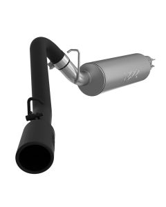 MBRP S5512BLK Single Side Cat-Back System in Black for 97-99 Jeep Wrangler TJ with 2.5L & 4.0L Engine