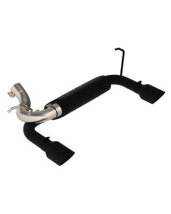 MBRP S5528BLK Dual Axle Back System in Black for 07-18 Jeep Wrangler & Wrangler Unlimited JK with 3.6/3.8L
