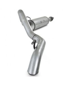 MBRP S5520AL Installer Series Cat Back Exhaust System in Aluminized Steel for 04-06 Jeep Wrangler Unlimited 4.0L I-6 Engines