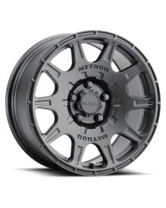 MR502 RALLY, 17x8, +38mm Offset, 5x4.5, 67.1mm Centerbore, Matte Black