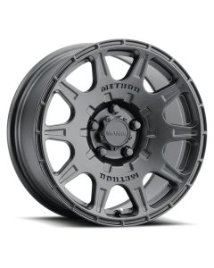 MR502 RALLY, 18x8, +38mm Offset, 5x4.5, 67.1mm Centerbore, Matte Black