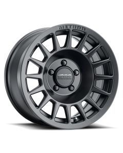 MR707 Bead Grip, 17x8.5, +38mm Offset, 5x4.5, 73mm Centerbore, Matte Black