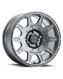 MR502 RALLY, 17x8, +38mm Offset, 5x4.5, 67.1mm Centerbore, Titanium