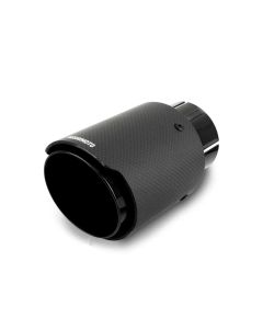 Carbon Fiber Muffler Tip, 3" Inlet, 4" Outlet, Black