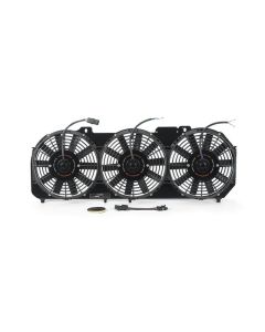 89-01 Jeep Cherokee XJ Fan Shroud w/ Controller, Black