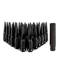 Mishimoto Steel Spiked Lug Nuts M14 x 1.5, 32pc Set, Black