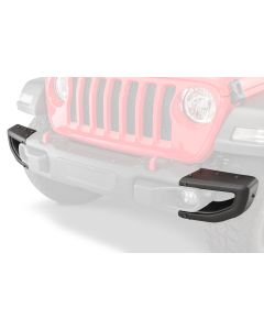 Mopar 82215115 Rubicon Style Front Bumper End Caps in Steel  for 18-19 Jeep Wrangler JL & 2020 Gladiator JT