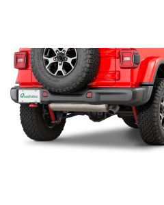 Mopar 82215342 Rubicon Rear Bumper in Steel  for 18-20 Jeep Wrangler JL