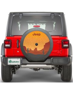 Mopar 82215441 Spare Tire Cover with Desert Logo for 18-19 Jeep Wrangler JL