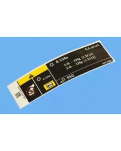 Mopar 6GP10CA1AB Air Conditioning System Label for 18-21 Jeep Wrangler JL & Gladiator JT