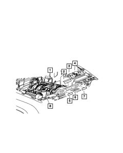 Mopar 68170298AB Air Conditioning System Label  for 07-18 Jeep Wrangler JK 